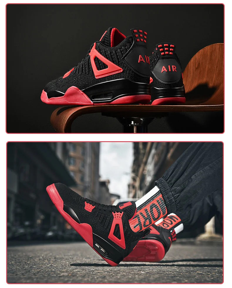 Мужская обувь Jordan, Баскетбольная обувь с воздушной подошвой, спортивные дышащие кроссовки Jordan, черная платформа Jordan, Ретро Баскетбольная обувь для мужчин