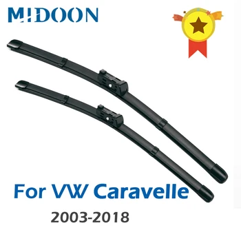 

MIDOON Wiper Blades for Volkswagen Caravelle T5 2003 2004 2005 2006 2007 2008 2009 2010 2011 2012 2013 2014 2015 2016 2017