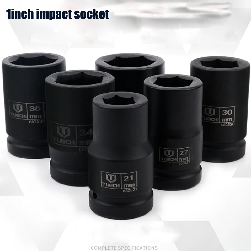 1" Inch Drive Heavy Duty Impact Socket Crv Hex Air Sockets Pneumatic