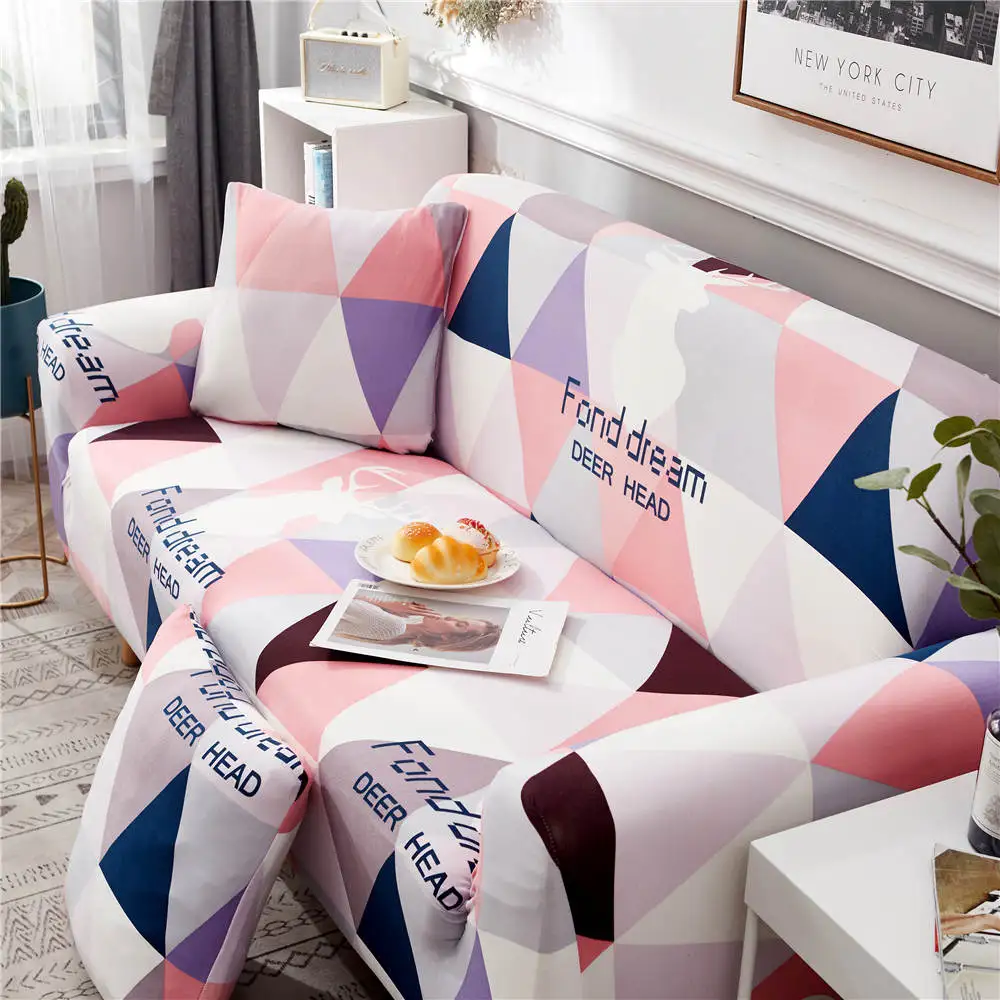 Mordern мягкие чехлы для диванов Угловые чехлы для диванов прекрасный красивый розовый секционный диван Чехол для гостиной домашняя мебель протектор
