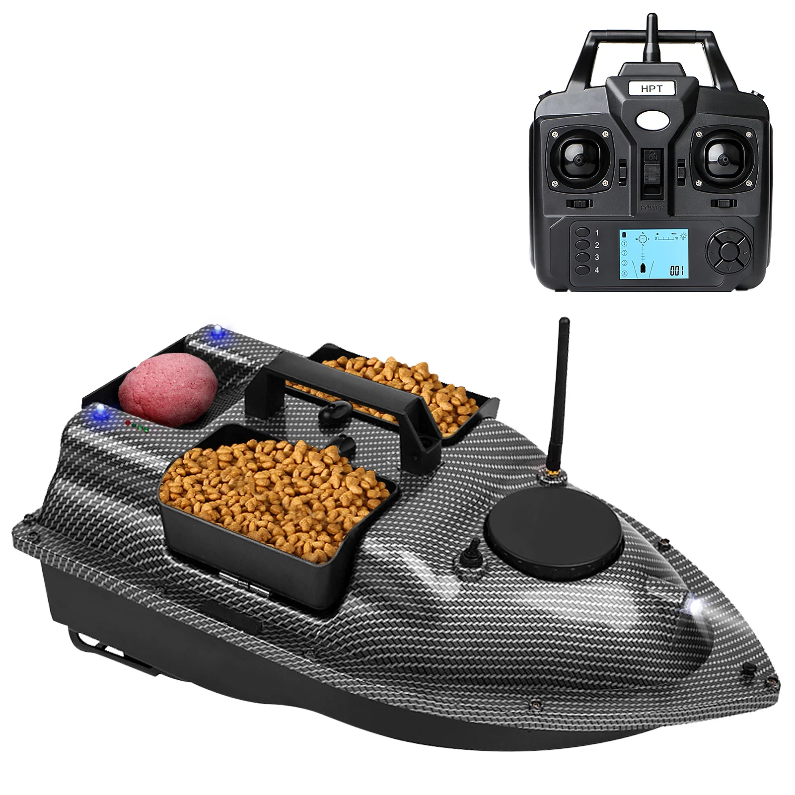 Remote Control RC Fishing Bait Boat 2KG Load 12000mah Fish Finder with GPS  Auto Cruise Control Auto Return Carbon Fiber Shell - AliExpress
