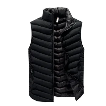 

New cotton warm sports vest vest sleeveless simple jacket autumn and winter vest & coat warm vest men's jacket MY118