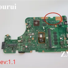 Yourui для ASUS X555LD X555LP материнская плата X555L REV 1,1 процессор материнской платы i7-5500 REV: 1,1 4 Гб оперативной памяти полностью протестирована