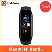 Xiaomi Mi Band 5 Smart Armband 4 Farbe Touch Screen Miband 5 Armband Fitness Track Herz Rate Monitor Schwimmen Sport smartband