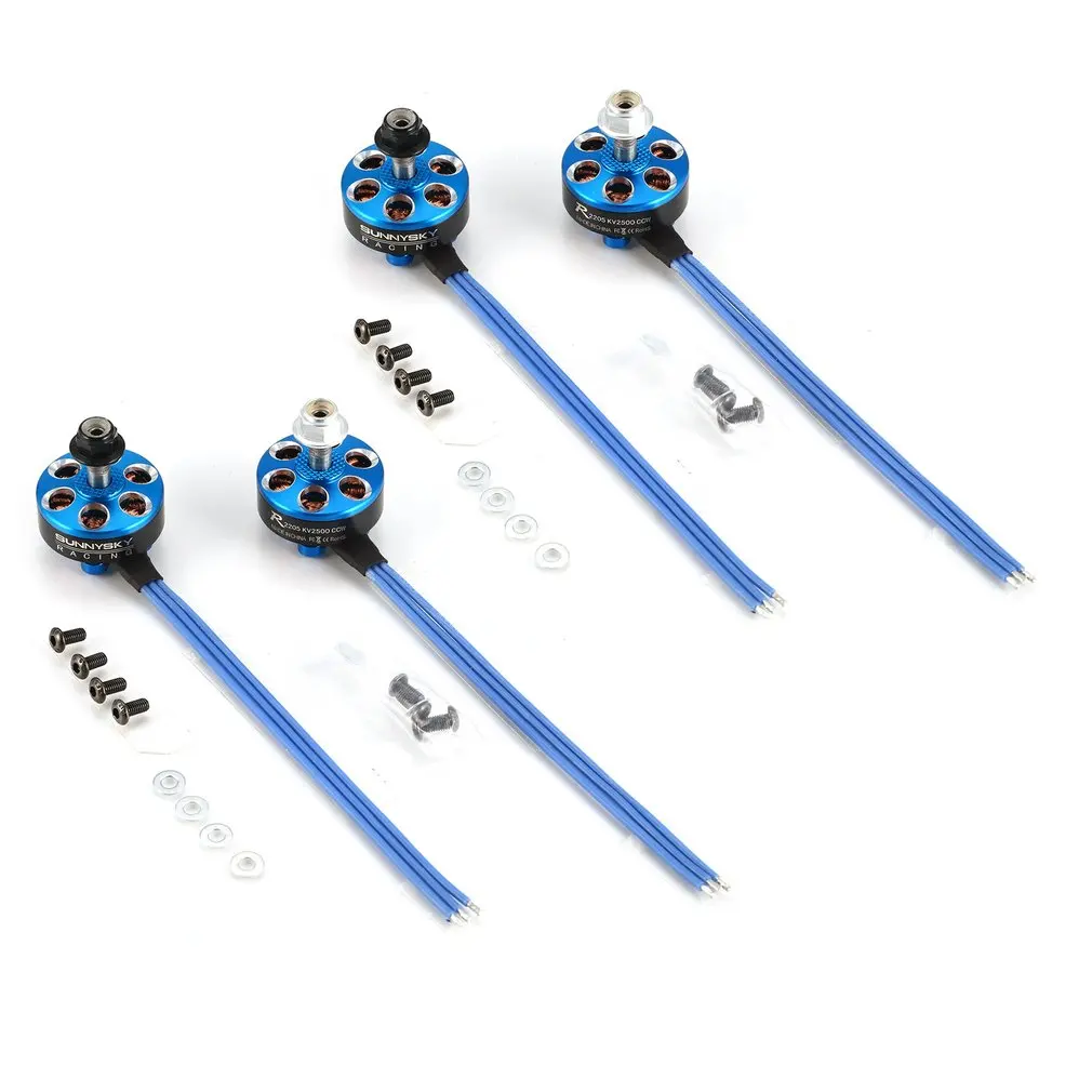 

SUNNYSKY E-R2207 3-4S 2580KV Lightweight CCW/CW Brushless Motor for RC Drone FPV Racing Quadcopter Glider Plane Spare Parts