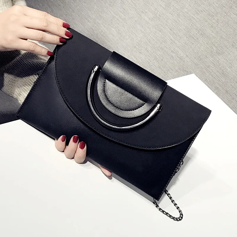 

2017 New Women's Hand Korean Single Shoulder Small Square Fashion Bright Leather Women's bag