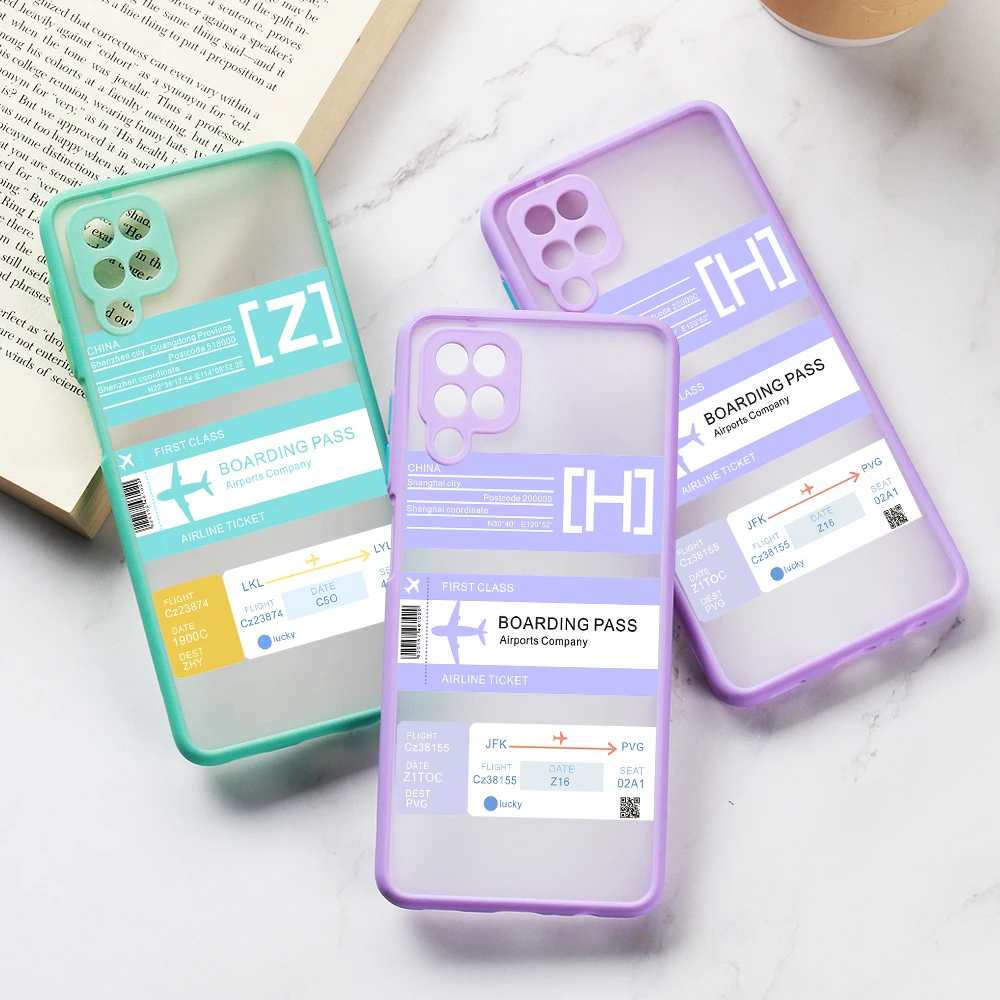 A52 Case For Samsung A32 Cases Luxury Hard Matte Funda Samsung S21 Ultra S20 FE Plus A72 A12 A21S A 32 52 Lens Protection Covers