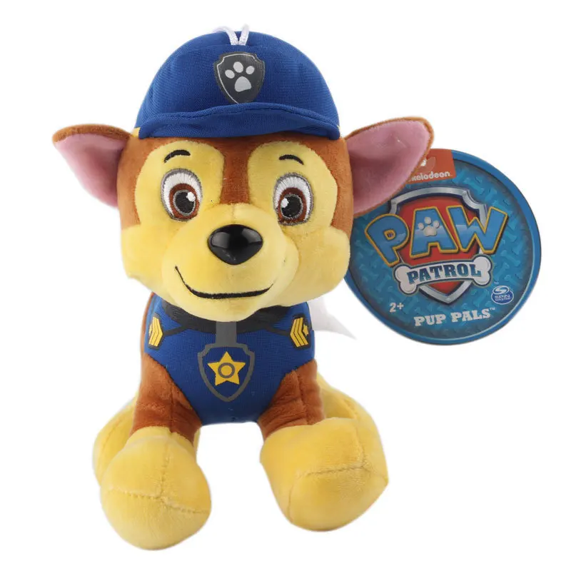 20CM dog Blue 20-30 см Щенячий патруль Плюшевые игрушки мультфильм плюшевая кукла собака Детская игрушка Щенячий патруль Аниме Фигурка juguetes patrulla canina игрушка - Цвет: 20CM dog Blue
