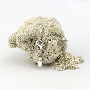 

Base Logo Snake Chain Necklace Sterling Silver Jewelry Suitable for Women New DIY Beads & Charm