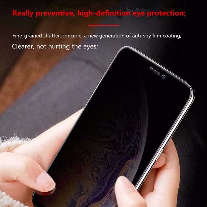 Анти шпионское закаленное стекло для samsung Galaxy S8 S9 S10S10E S8/S9/S10 Plus Защитная пленка для экрана для Note8 9 10 j4 защитное стекло
