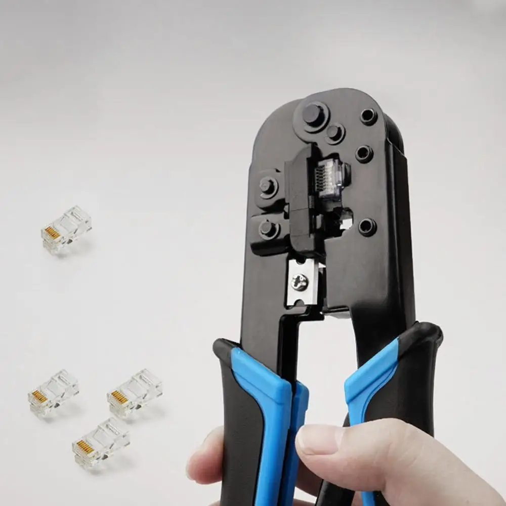 8PPC RJ45 щипцы инструмент 6P2C/6P4C/6P6C RJ11 кабельная сеть обжимных инструментов плоскогубцы 8 P/6 P многофункциональные Кабельные плоскогубцы пилинг ножницы