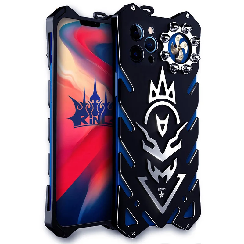 Роскошный бронированный металлический алюминиевый чехол с ЧПУ для iphone 12 PRO MAX mini