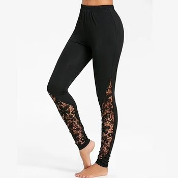 

Fashion Lace Patcheork Leggings Women Warm Winter Leggings Ladies Casual Slim Leggings High Quality Leggings For Women