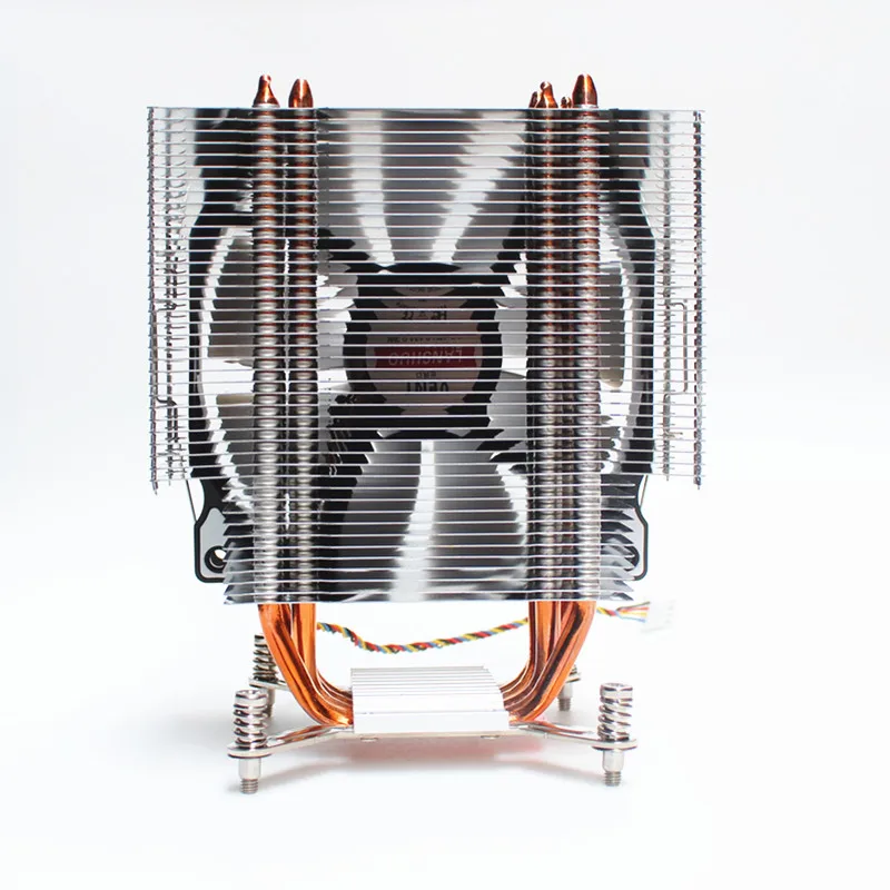 Najtaniej LANSHUO CPU Silent Single Fan 4 rura cieplna 4 przewodowa inteligentna temperatura sterowania wentylator do procesora dla Intel LGa 2011 Self Containe