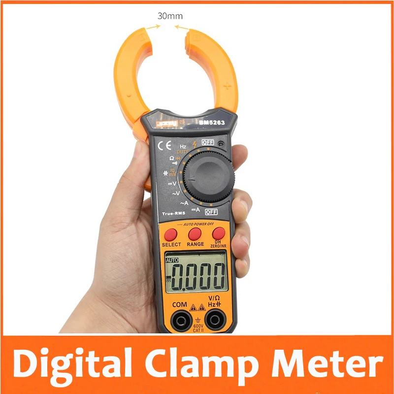 

high precision AC and DC digital clamp meter digital display AC and DC Clamp Meter pocket current meter