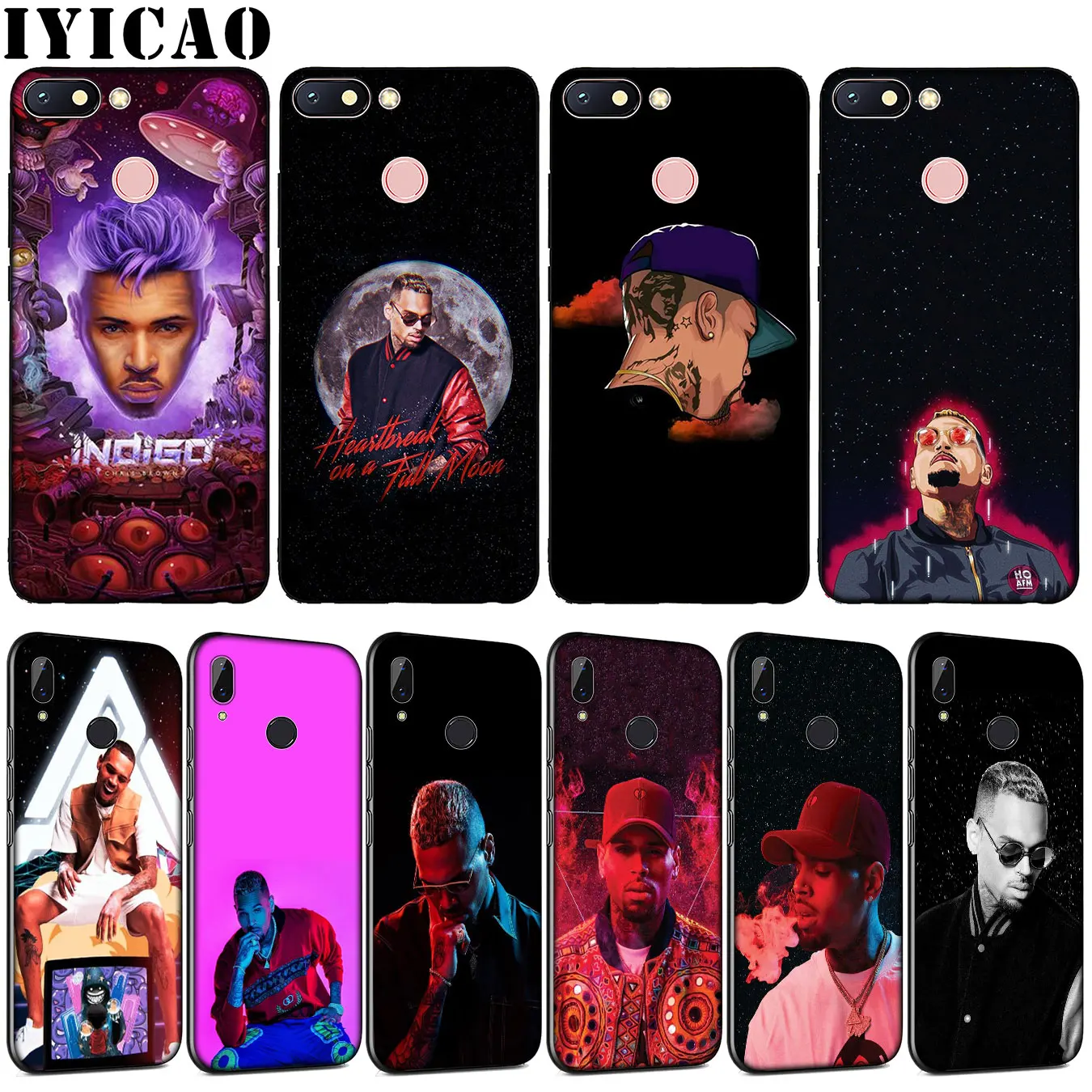 Chris Brown pop Soft TPU Silicone Phone Case for Xiaomi Redmi Note 8 8A 8T 7 7A 6 6A 5 5A GO S2 K30 K20 Pro Cover | Мобильные