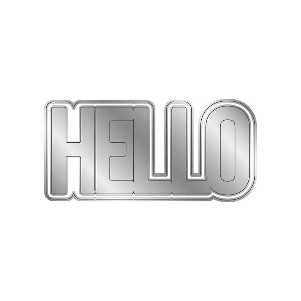 HELLO Metal cutting dies cut die mold card Scrapbook paper craft knife