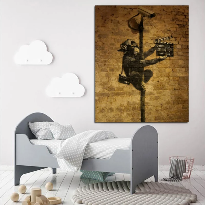 Постер Бэнкси, винтажная Картина на холсте, принт для гостиной, украшение для дома, Современное украшение на стену, живопись маслом, плакаты, картины, произведение искусства