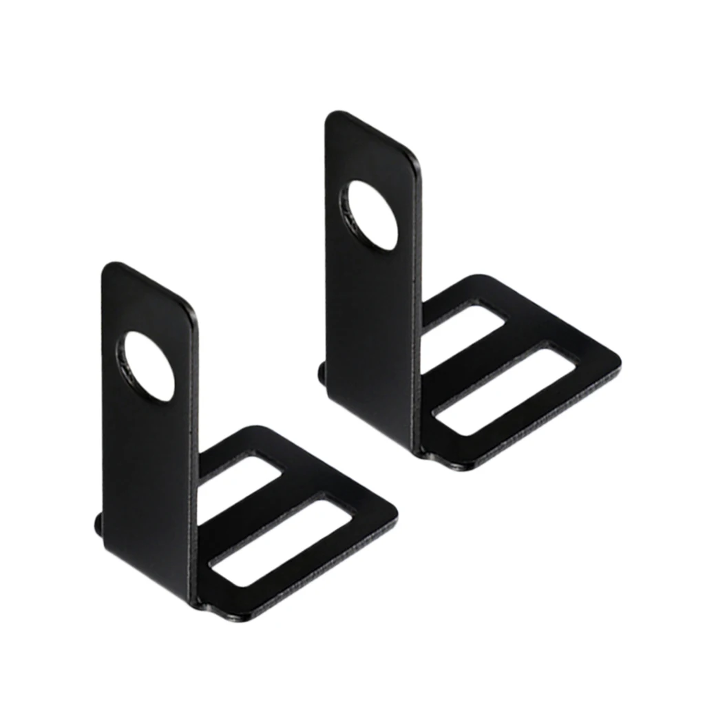 Black Motorcycle Turn Signal Relocator Holder Fork Clamps Shock Bracket