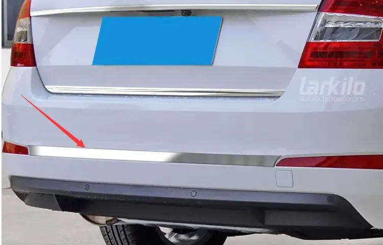 Автомобильный Стайлинг cas для Skoda Octavia A7 Высокое качество нержавеющая сталь задняя крышка багажника отделка автомобильные аксессуары