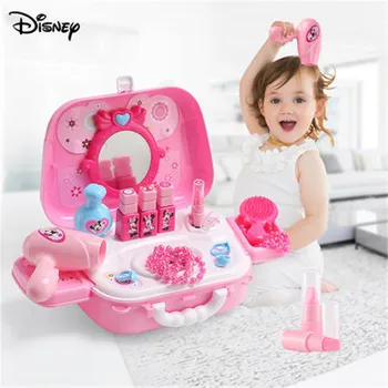 

Disney Minnie Cosmetics Girls Makeup Set Toys Make Up Princess Play House Dress Up Non-Toxic Mirror Cosmetic Toy Kit M4883