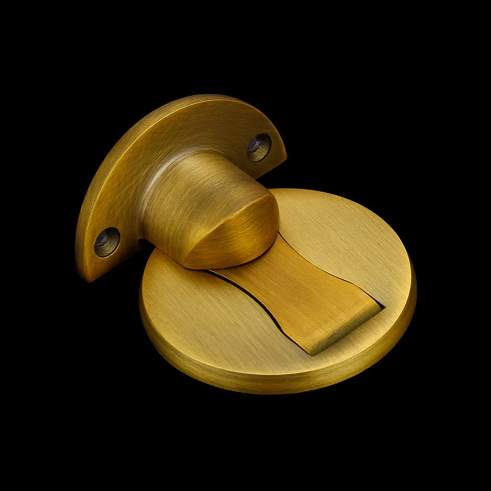 

Stainless Steel Door Holder Stopper Invisible Doorstop Wall Floor Mount Safety