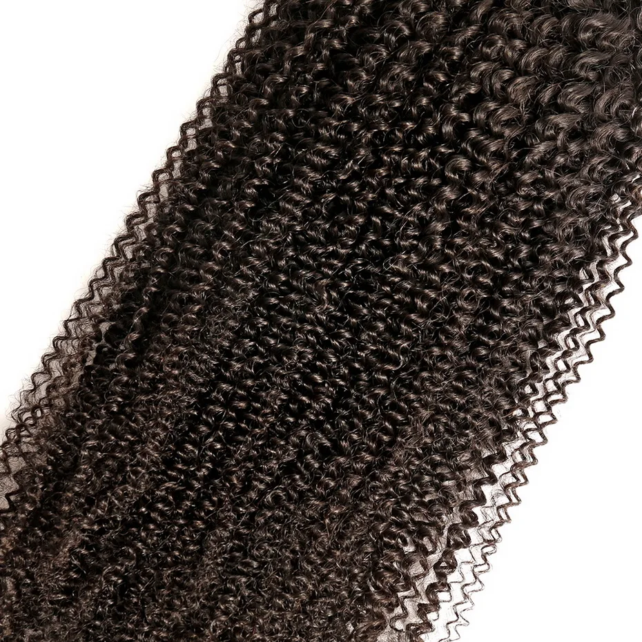 Mslula афро кудрявый шнурок конский хвост клип в человеческих волос для наращивания средний коэффициент бразильский Remy конский хвост для черных женщин