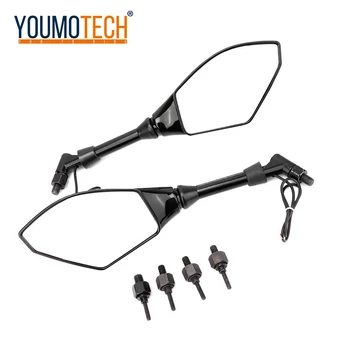 

Motorcycle Universal Rearview Mirror w/ Turn Signals Integrated for Naked bikes Cruiser Chopper Dirt Bike ATV Offroad Scooter