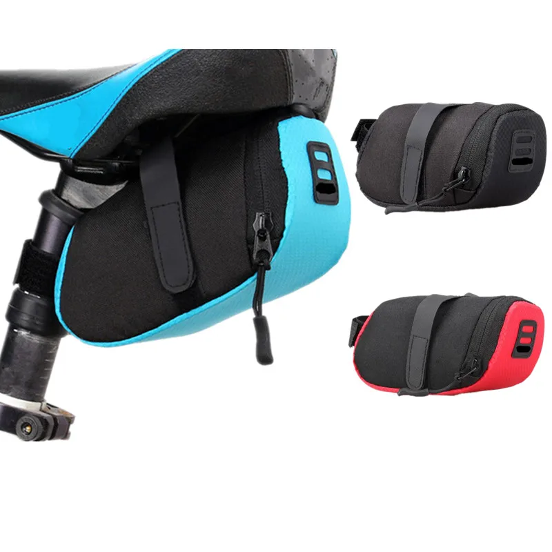 

2019 Nylon Bicycle Bag Bike Waterproof Storage Saddle Bag Back Seat Tail Package Seat Cycling Outdoor Tail Rear Pouch Bag