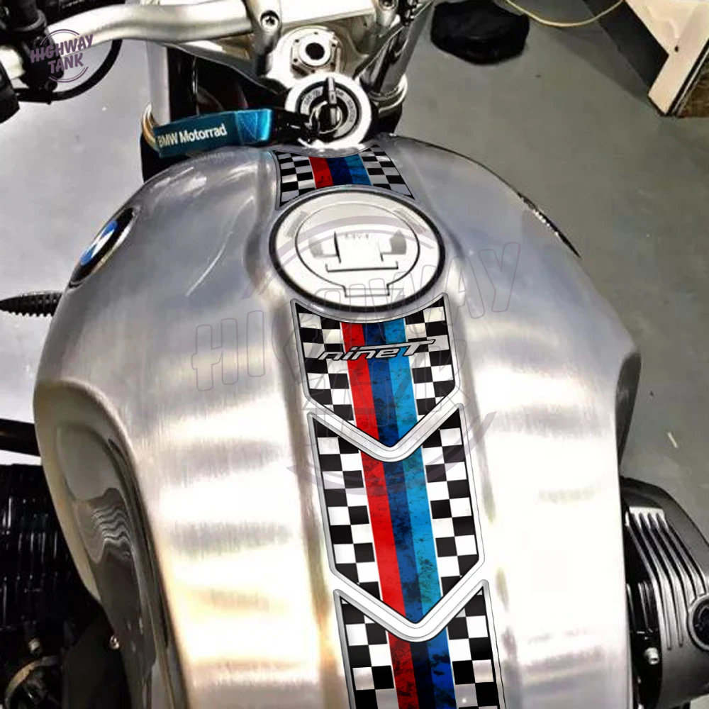 3DResinMotorcycleGasTankPadProtectorCaseforBMWRetroRacerR