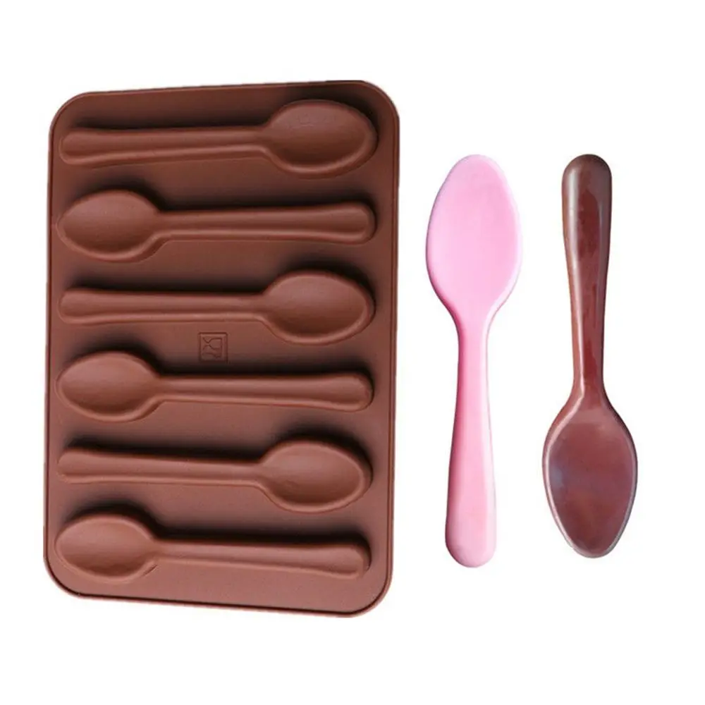 Новая силиконовая ложка для придания формы шоколаду, кухонная посуда, форма для желе льда, инструмент для выпечки для кухни C189