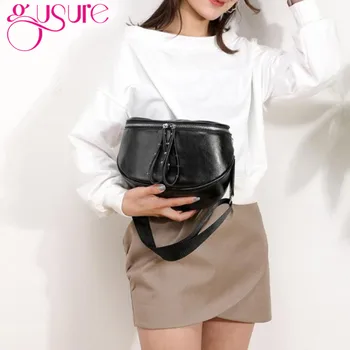 

Gusure Soft PU Leather Crossbody Shoulder Bags for Women Fashion Shell Girls Messenger Bag Small Solid Color Handbags Bolsas