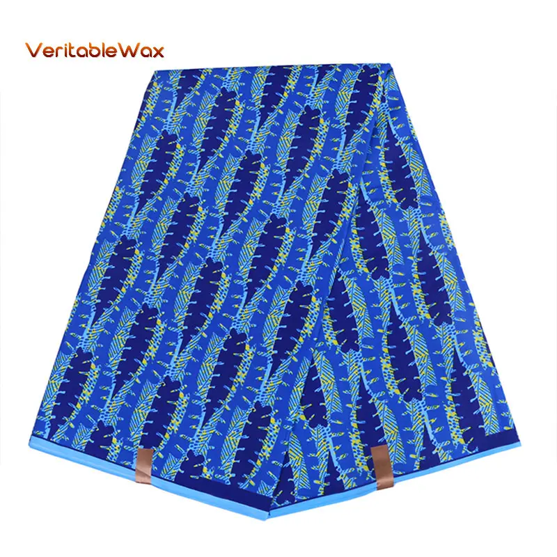 Анкара полиэстер восковые принты ткань bintarealWax высокого качества 6 ярдов африканская ткань для вечерние платья FP6016
