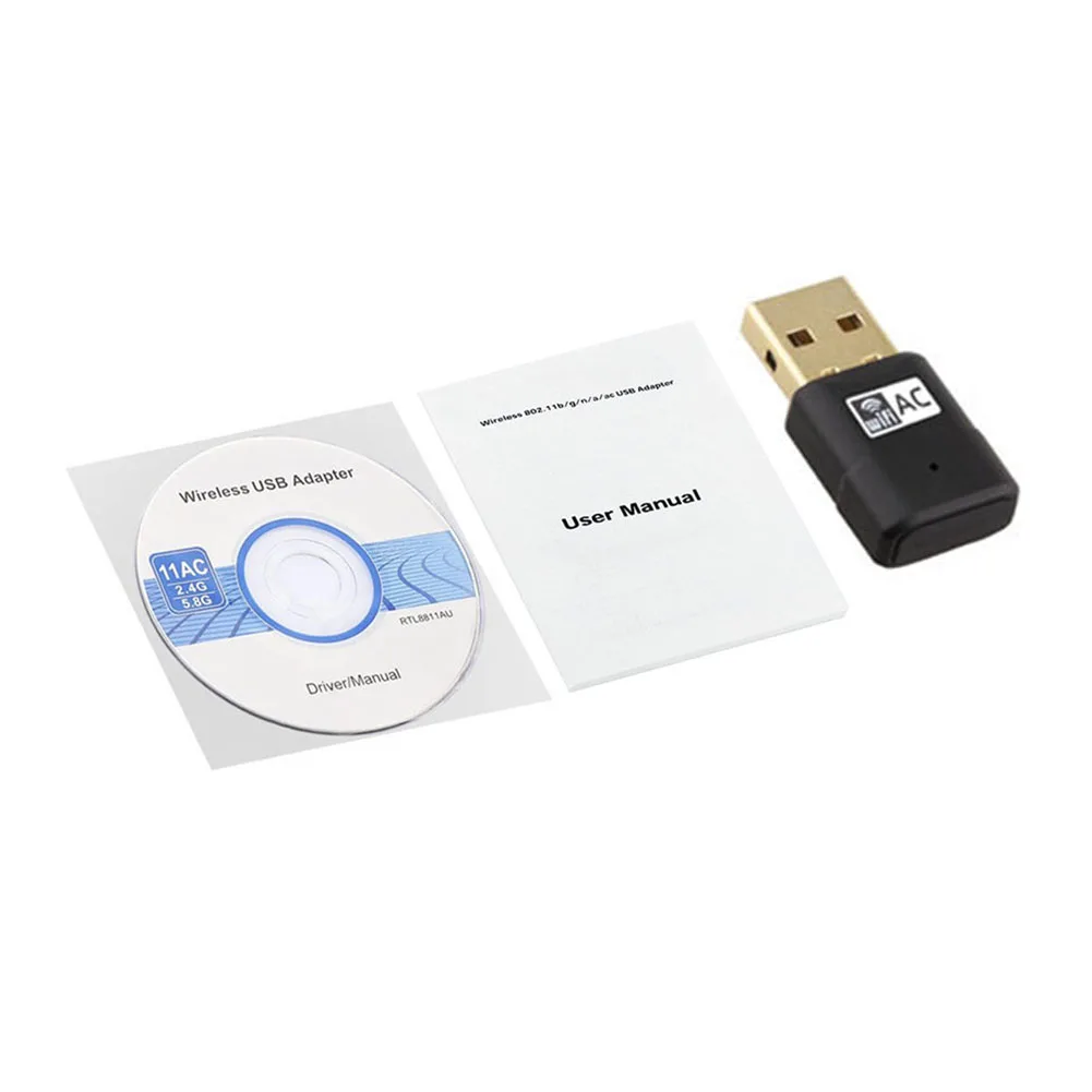 Бесплатный драйвер USB Wifi адаптер 600 Мбит/с Wi fi Адаптер 2,4/5 ГГц антенна USB Ethernet ПК Wi-fi адаптер Lan Dongle AC Wifi приемник