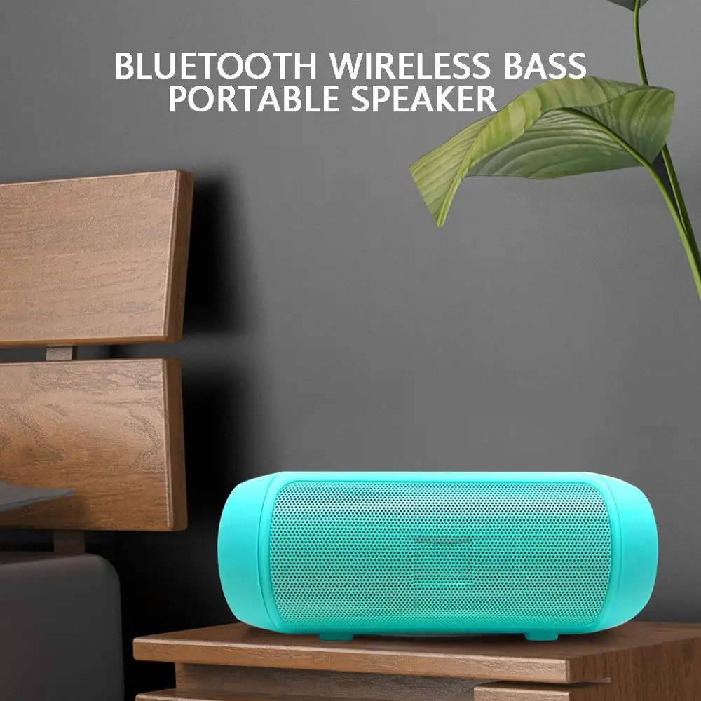 

Waterproof Bluetooth Wireless Speaker USB Music Bass Portable Speaker Outdoor Column Support TF Card FM Radio Handsfree