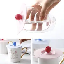 10cm Food Grade Silicone Leakproof Dustproof Sealed Coffee Mug Cup Lid Cover