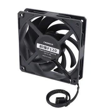 

120mm 120X25mm DC 12V 4Pin 0.5a High Speed Computer PC Bearing Cooling Fan Case