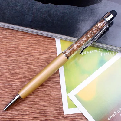 1 шт. цветная кристальная шариковая ручка с функцией сенсорных гелевых чернил, шариковая ручка, канцелярская шариковая ручка 0,5 мм, Прямая поставка - Цвет: k