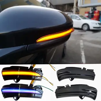 

Side Wing Mirror Repeater Indicator Blinker Yellow Blue LED Turn Signal Light Dynamic For Ford Fusion Mondeo 4th Gen. 2014-2018