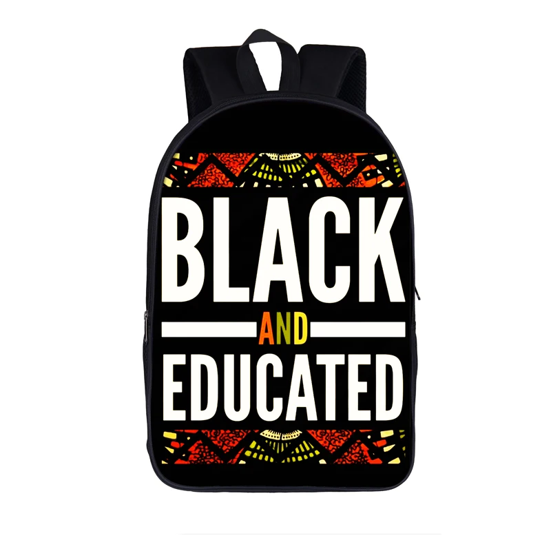 Милый афро коричневый школьный рюкзак для девочек Американский Африка Женский рюкзак детские школьные сумки для девочек-подростков Студенческая Книга сумка - Цвет: 16fei05