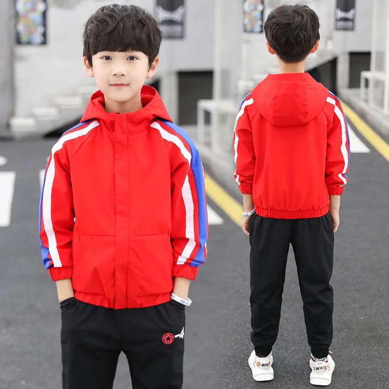 

Boy child long sleeve two-piece suit children's sportswear during the spring and autumn autumn cuhk