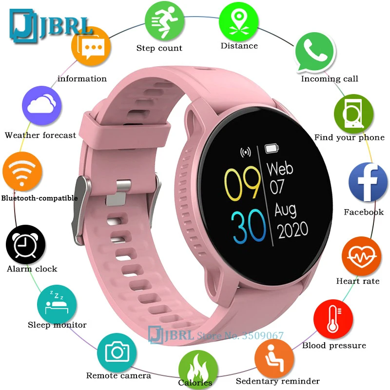 Fitness Sport Smart Watch 2021 Women Men Blood Pressure Heart Rate Tracker Watch Electronic Clock For Android iOS Smartwatch