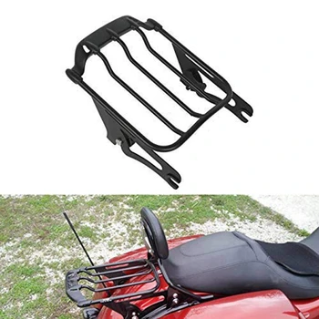 

Luggage Rack Detachable Two Up Air Wing Rack for Harley Touring Models Street Road King Glide 2009-2019 FLHR FLHX FLTR Ultra Cla