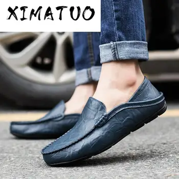 

Winter Warm Fur Loafers Mens Genuine Leather Handmade Driving Men Shoes Casual Italian Luxury Brand Loafers Shoes Man