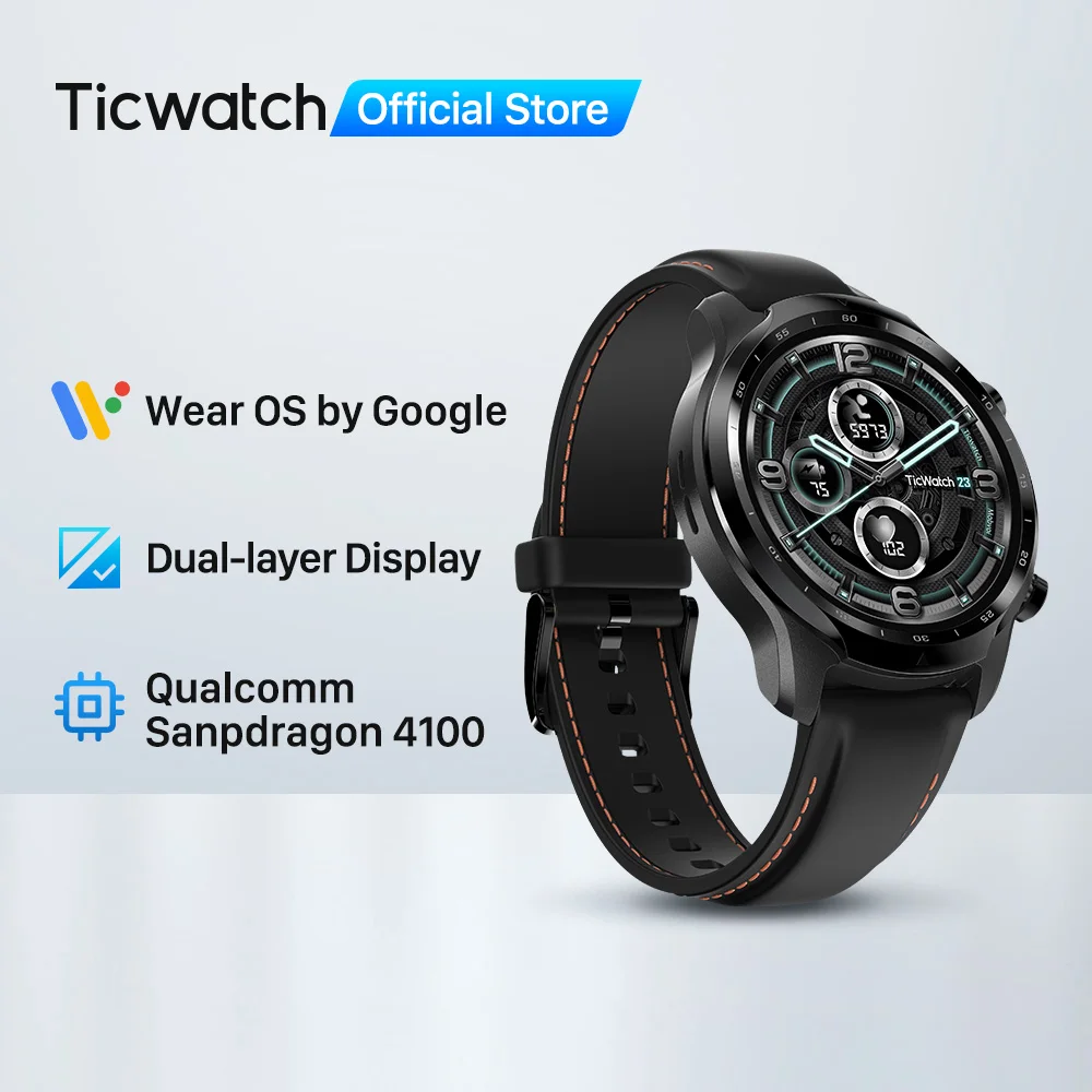 TicWatch Pro 3 GPS Wear OS Smartwatch Dual layer Display Snapdragon Wear 4100 8GB ROM 3~45 Days Battery Life Fitness|Smart Watches|   - AliExpress