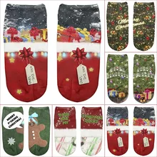 Цветные подарочные хлопковые теплые носки с объемным рисунком, цветные Компрессионные носки для футбола, высокие носки, короткие носки, calcetines largo