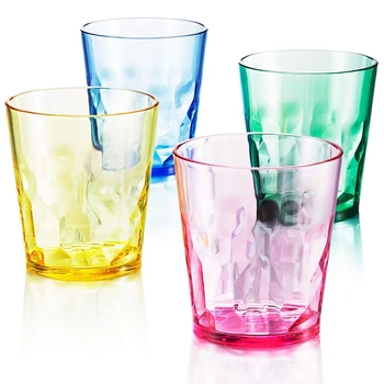 

160Ml Unbreakable Premium Juice Plastic Tumbler - Plastic Cups - Dishwasher Safe 16Pcs