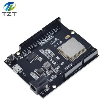 

TZT For Wemos D1 ESP32 ESP-32 WiFi Bluetooth 4MB Flash UNO D1 R32 Board Module CH340 CH340G Development Board For Arduino