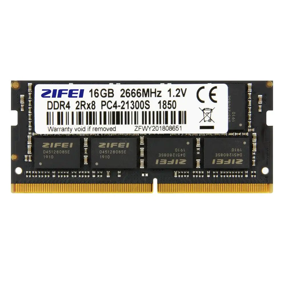  ZIFEI DDR4 32GB(2*16GB) 2133 2400 2666 MHz 1.2V sodimm SDRAM laptop Memory RAM