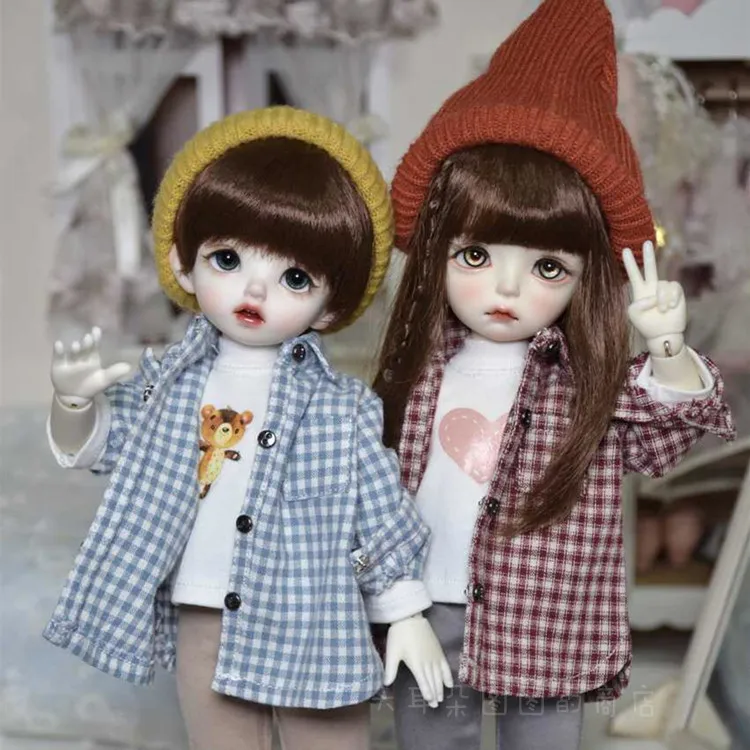 1/6 BJD одежда аксессуары рубашка + брюки шляпа футболка набор кукольные наряды для